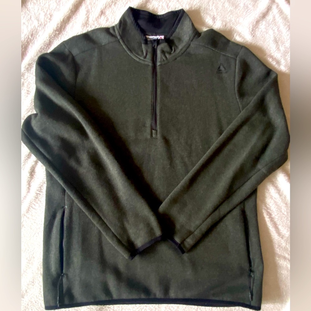 Reebok QUATER zip sweater size large